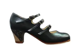 フラメンコシューズ三本ストラップ | FlamencoExport